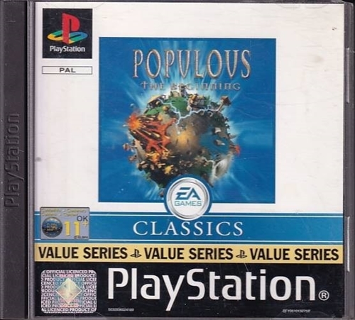 Populous the Begining - Classics - PS1 (B Grade) (Used) (Eng)